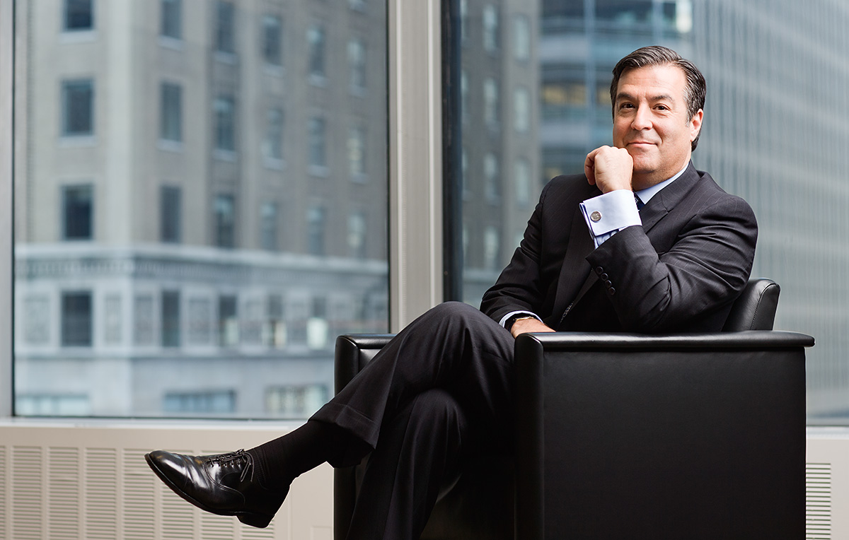 Greg Quental, CEO, JP Morgan Securities, photographed in NYC for On Wall Street magazine.