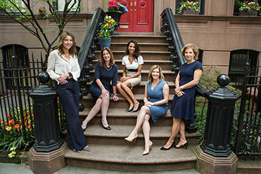 Financial advisors, photographed on location, West Village, NYC